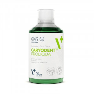 VETEXPERT CARYODENT PROLIQUA šķīdums mutes kopšanai kaķiem, suņiem 250ml